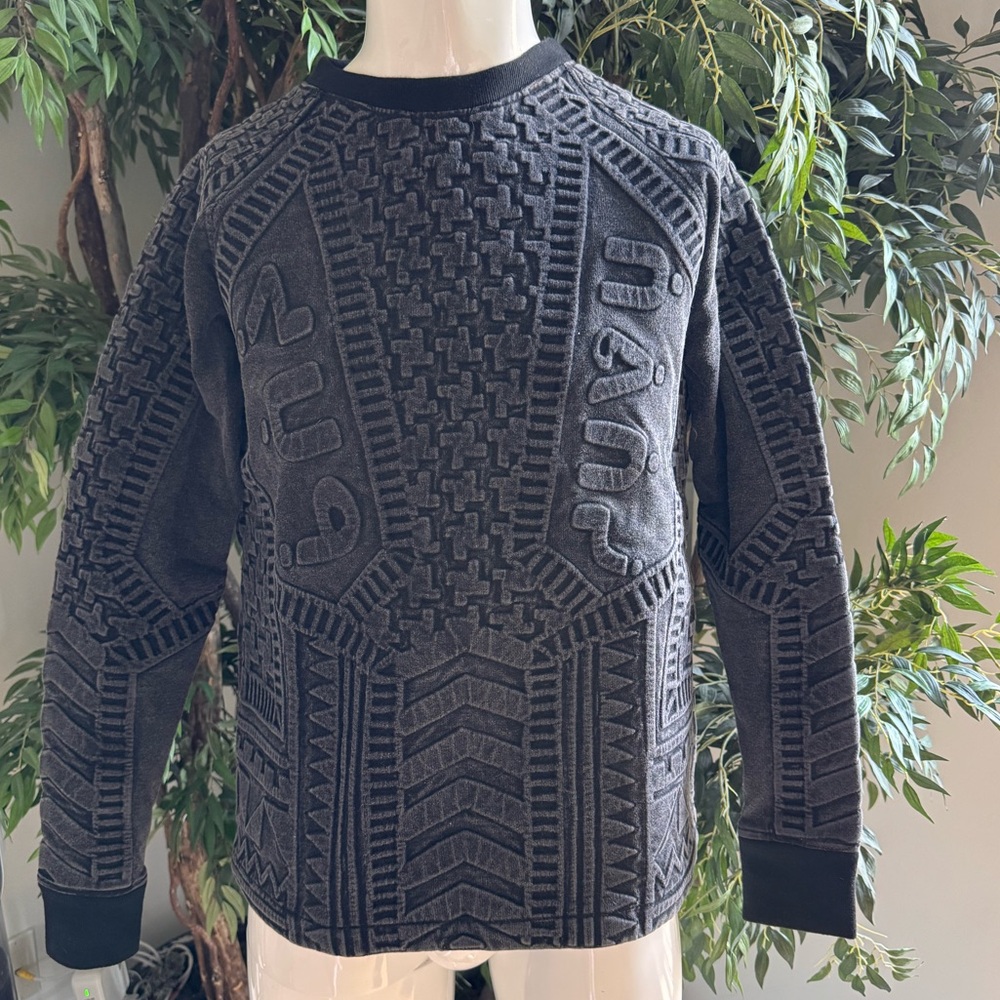 KTZ Dogtooth 3D Embroidery Raglan Sweatshirt